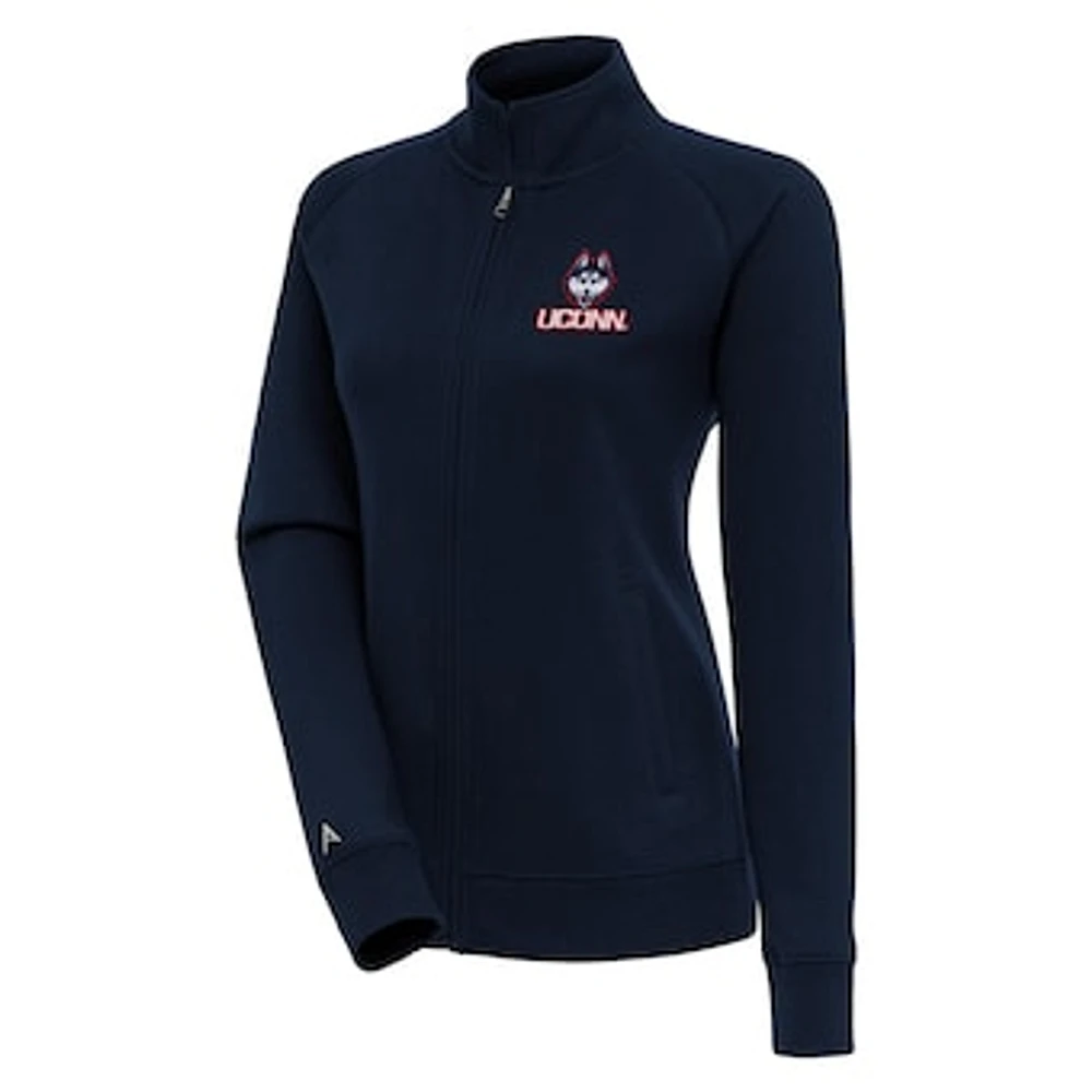 Women's Antigua Navy UConn Huskies Victory Full-Zip Jacket