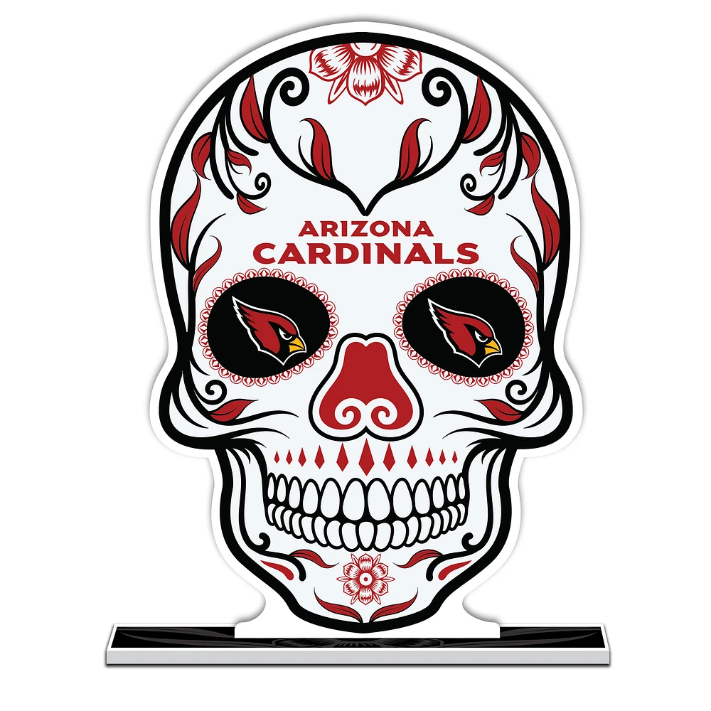 Arizona Cardinals 10" Sugar Skull Standee