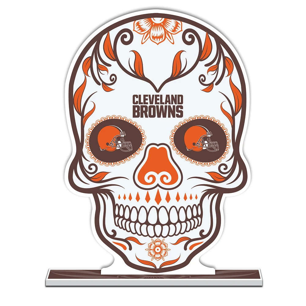 Cleveland Browns 10" Sugar Skull Standee