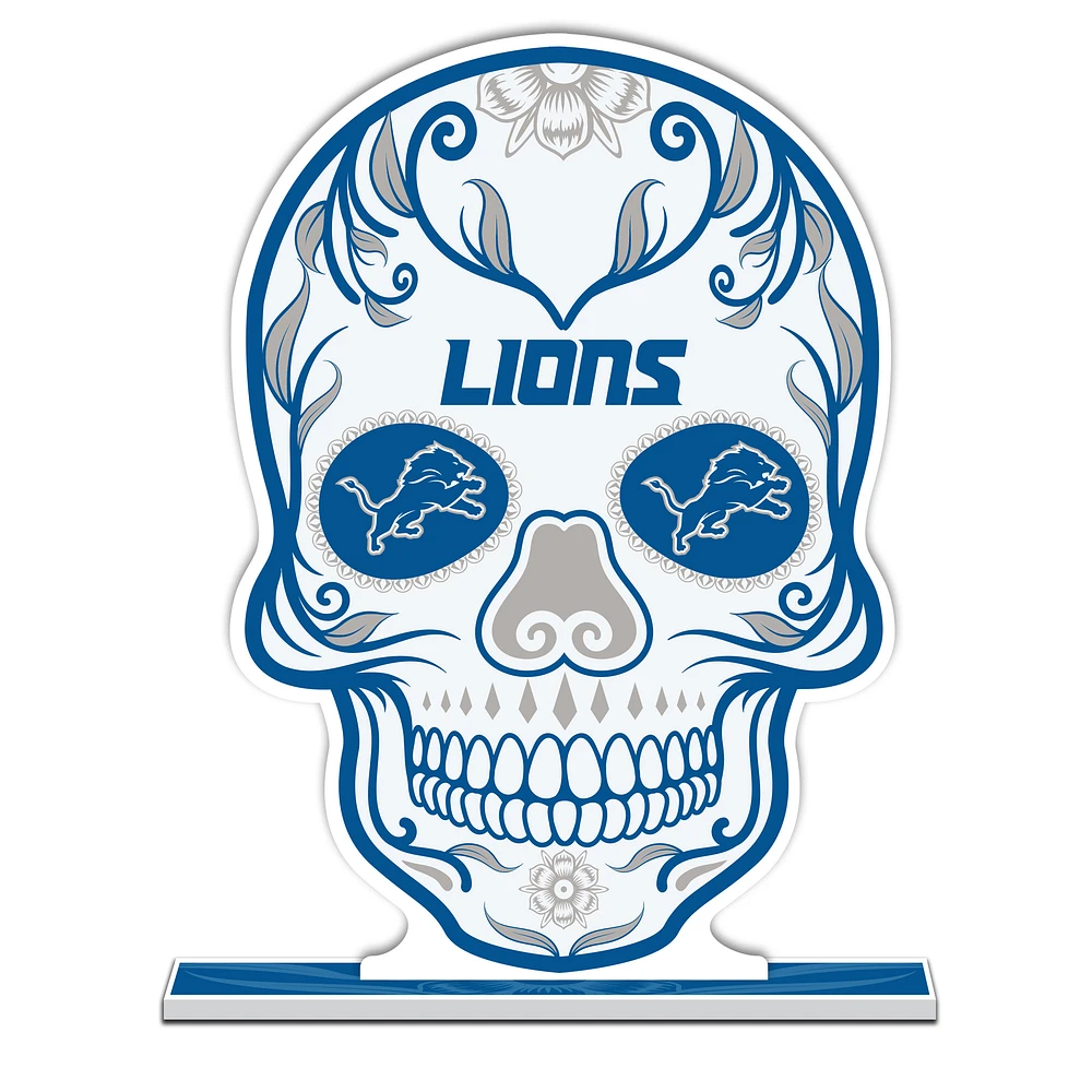 Detroit Lions 10" Sugar Skull Standee