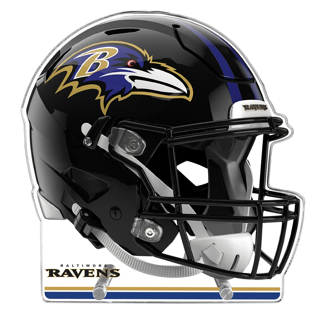 Baltimore Ravens 13" Speed Helmet Acrylic Plaque