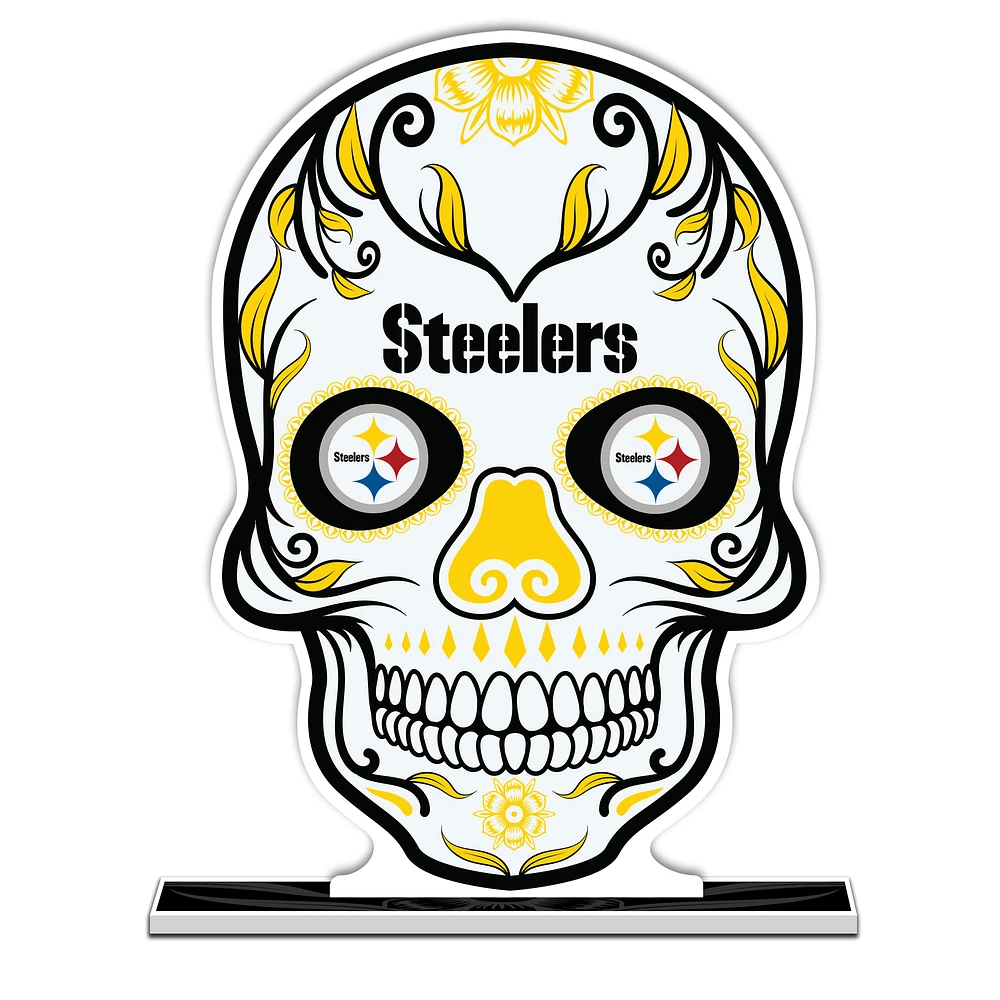 Pittsburgh Steelers 10" Sugar Skull Standee