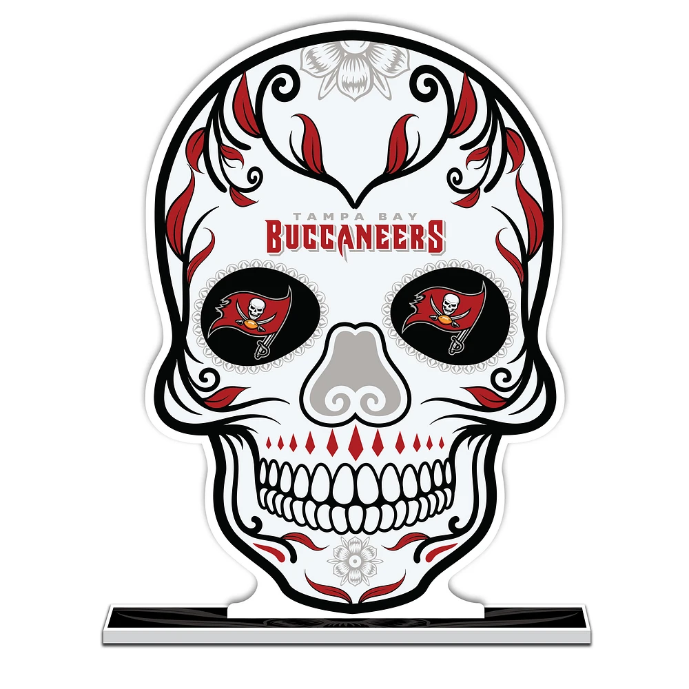 Tampa Bay Buccaneers 10" Sugar Skull Standee
