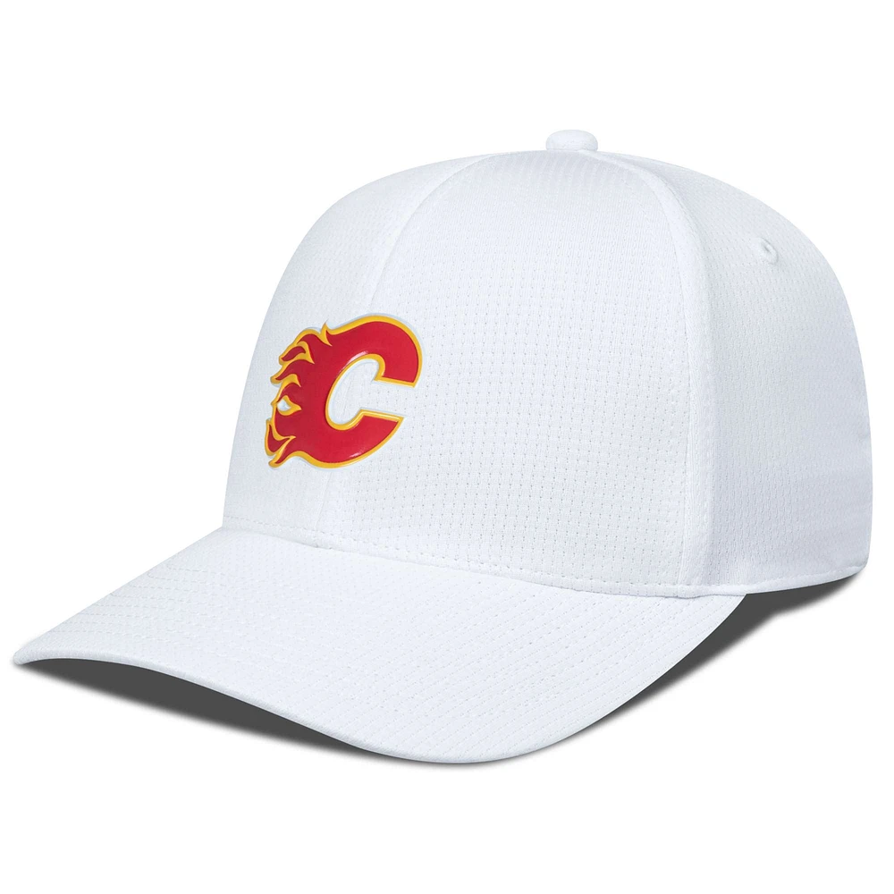 Men's Levelwear White Calgary Flames Zephyr Adjustable Hat