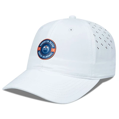 Women's Levelwear White Edmonton Oilers Haven Adjustable Hat