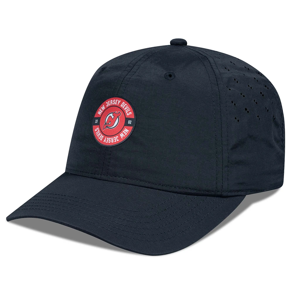 Women's Levelwear Black New Jersey Devils Haven Adjustable Hat