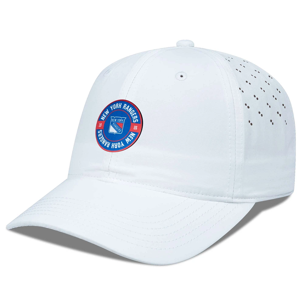 Women's Levelwear White New York Rangers Haven Adjustable Hat