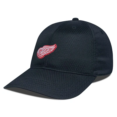Men's Levelwear Black Detroit Red Wings Matrix Adjustable Hat