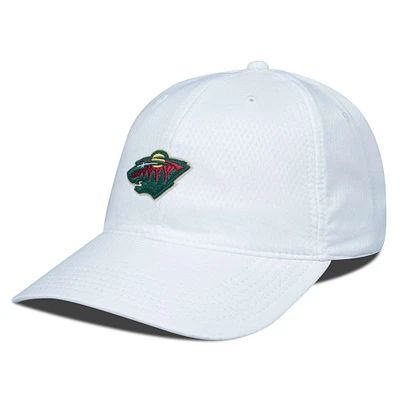 Men's Levelwear White Minnesota Wild Matrix Adjustable Hat