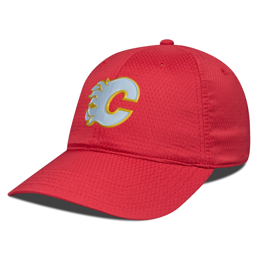 Men's Levelwear Red Calgary Flames Matrix Adjustable Hat