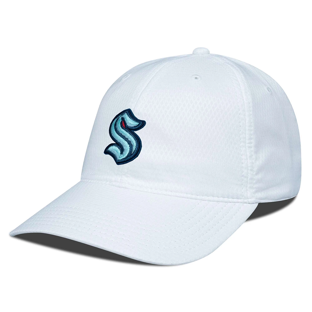 Men's Levelwear White Seattle Kraken Matrix Adjustable Hat