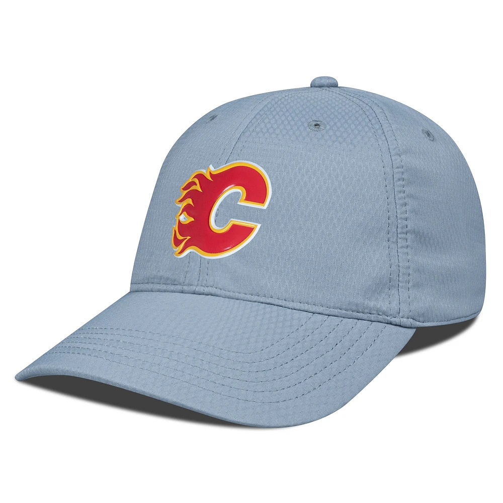 Men's Levelwear Gray Calgary Flames Matrix Adjustable Hat