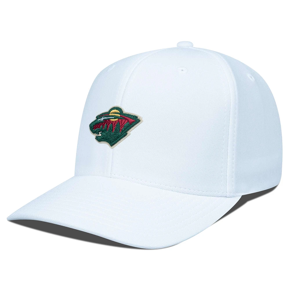 Men's Levelwear White Minnesota Wild Fusion Lefty Cap