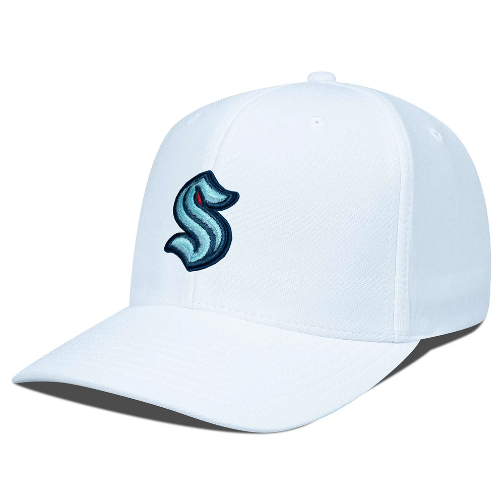 Men's Levelwear White Seattle Kraken Fusion Lefty Cap
