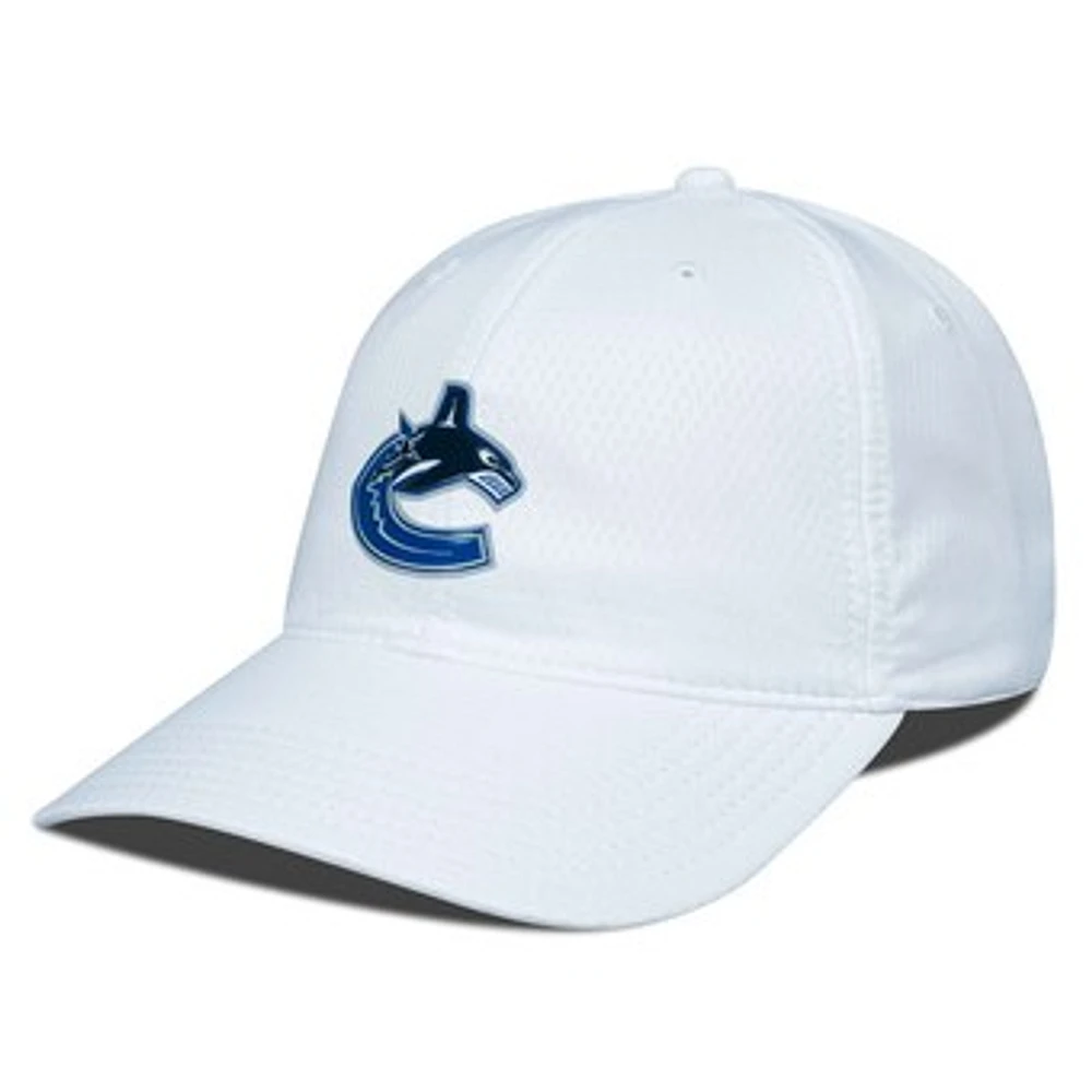 Men's Levelwear White Vancouver Canucks Matrix Adjustable Hat