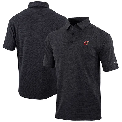 Men's Columbia Black Cleveland Cavaliers Omni-Wick Set II Polo