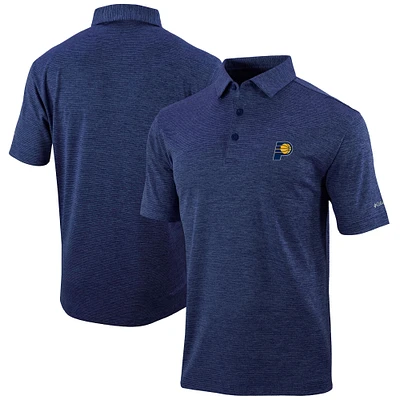 Men's Columbia Navy Indiana Pacers Omni-Wick Set II Polo