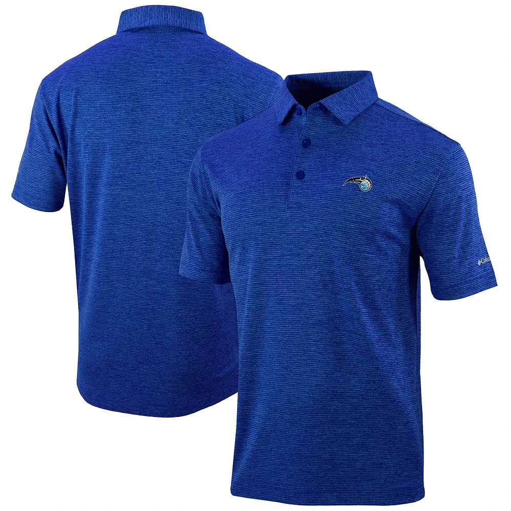Men's Columbia Blue Orlando Magic Omni-Wick Set II Polo