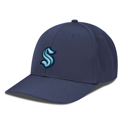 Men's Levelwear Navy Seattle Kraken Rise Flex Hat