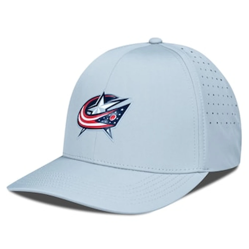 Men's Levelwear Gray Columbus Blue Jackets Zeta Flex Hat