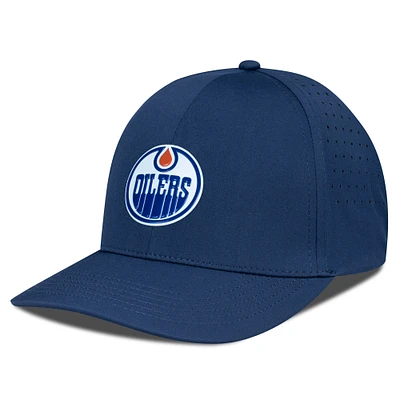 Men's Levelwear Navy Edmonton Oilers Zeta Flex Hat