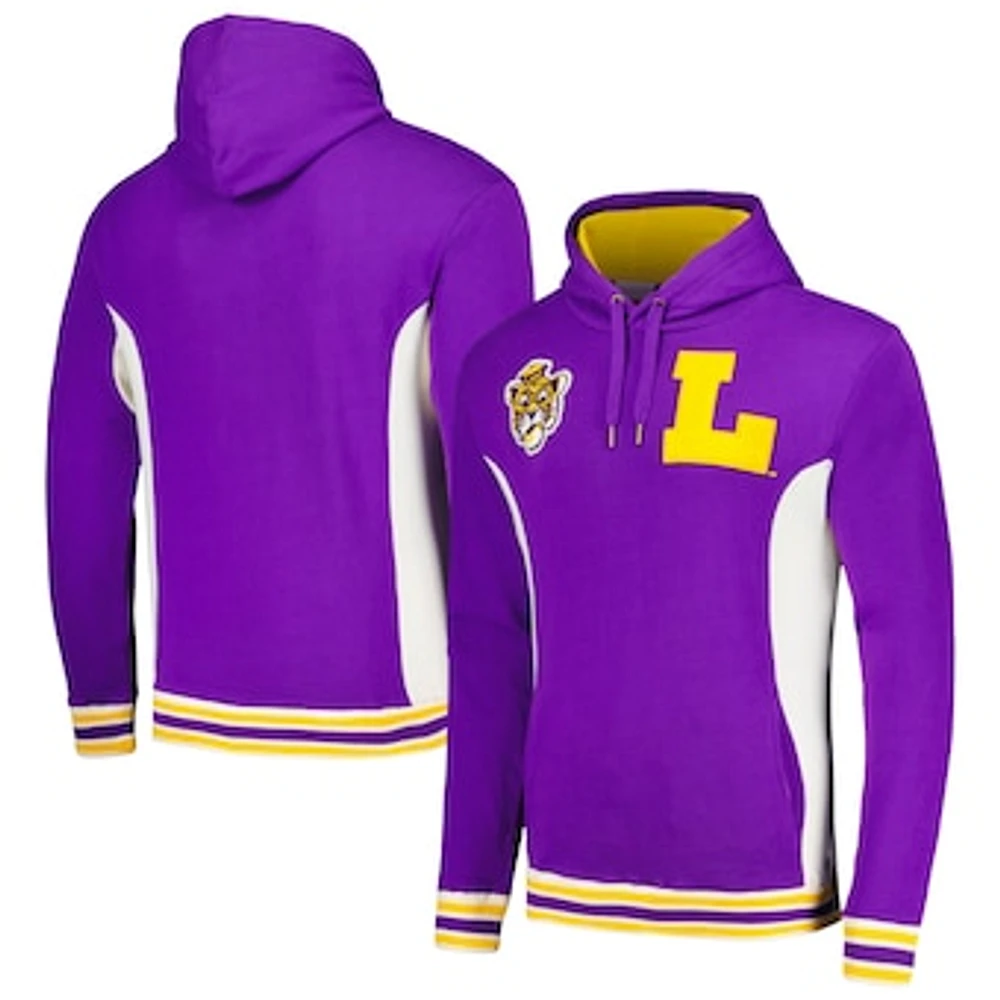 Men's Mitchell & Ness Purple LSU Tigers Team Legacy French Terry Pullover Hoodie