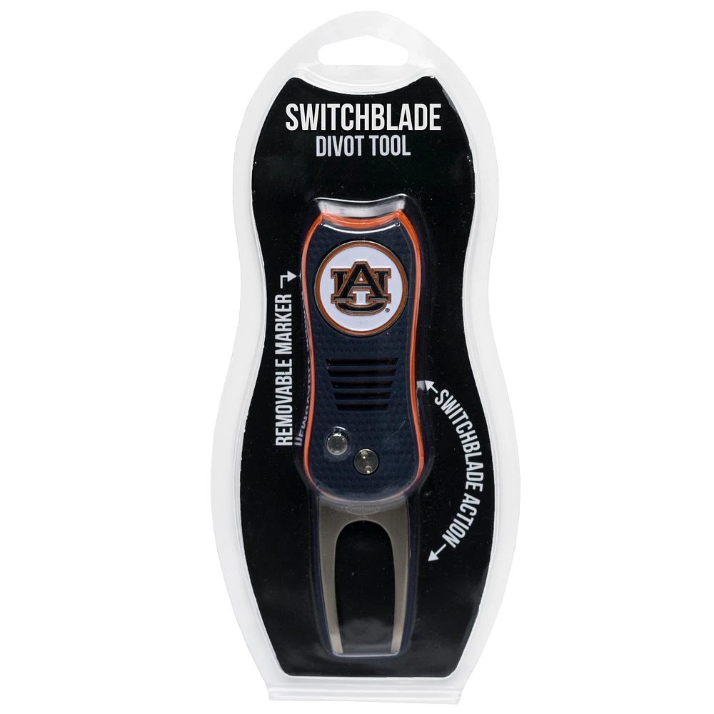 Auburn Tigers Switchblade Divot Tool with Ball Marker