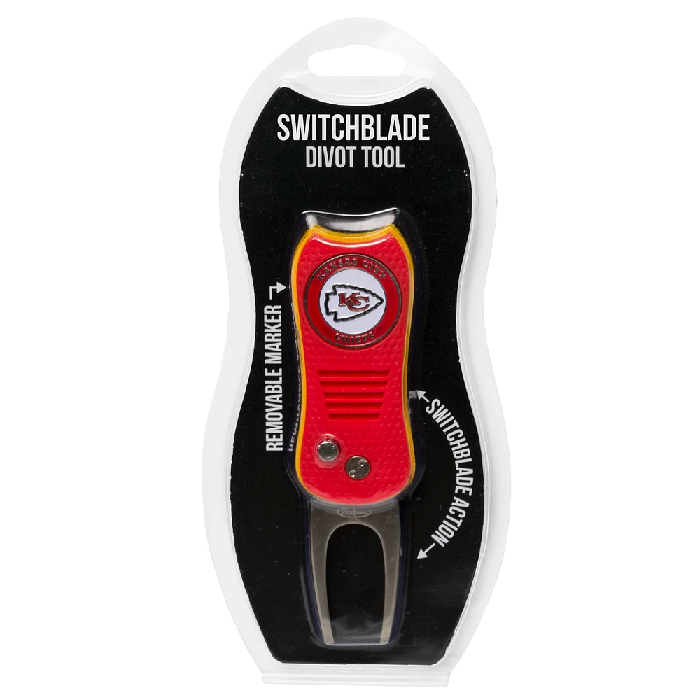 Kansas City Chiefs Switchblade Divot Tool with Ball Marker