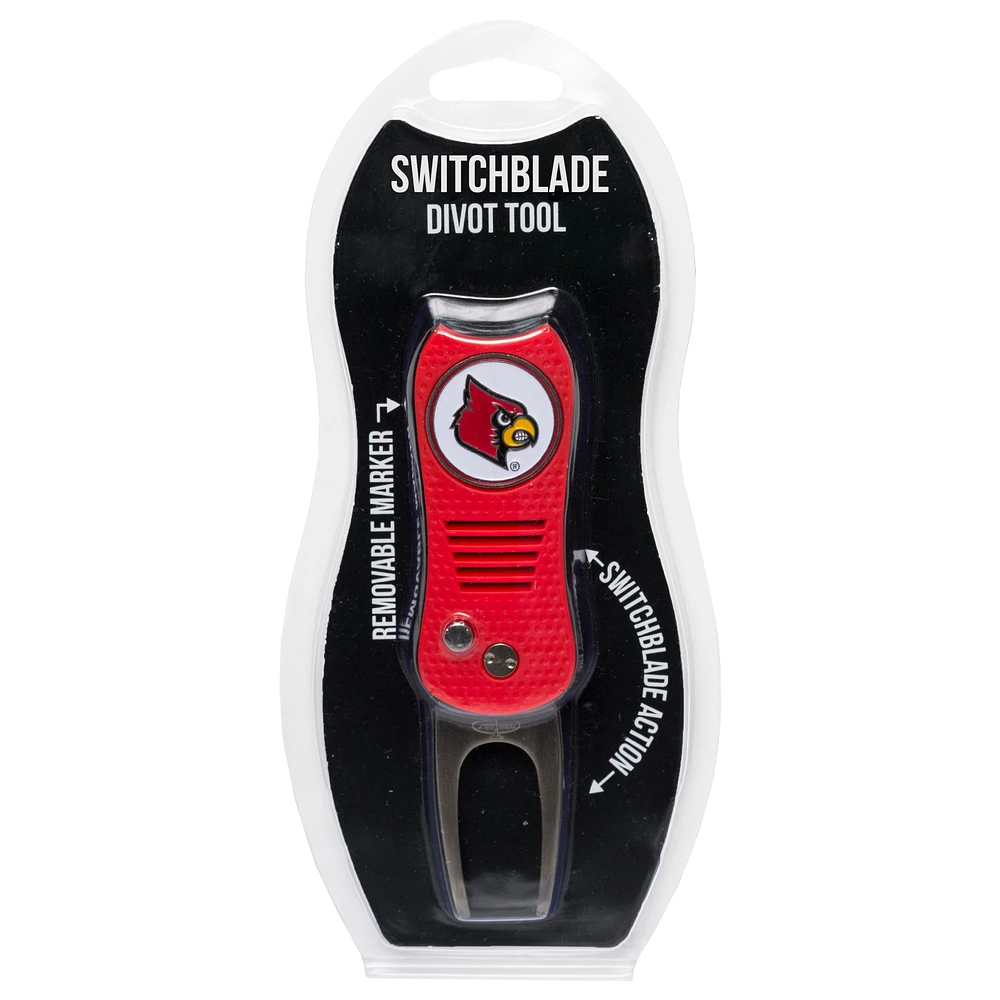 Louisville Cardinals Switchblade Divot Tool with Ball Marker