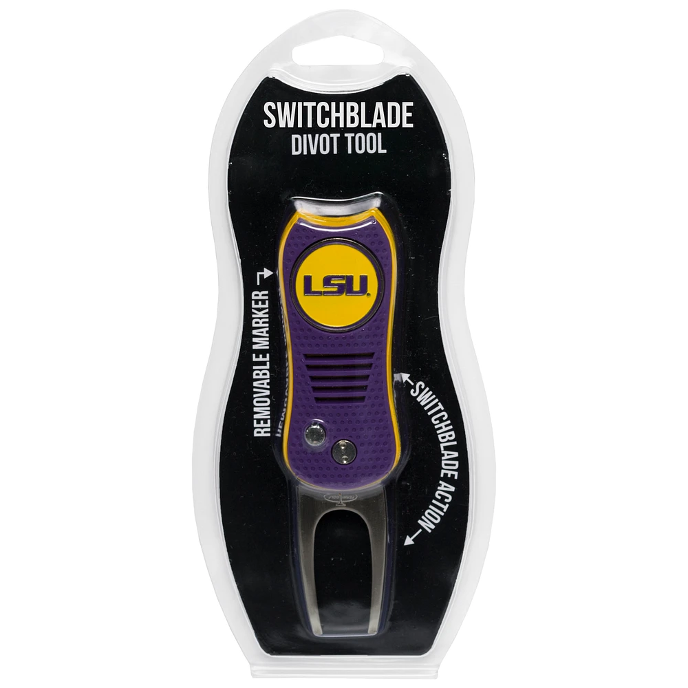 LSU Tigers Switchblade Divot Tool with Ball Marker