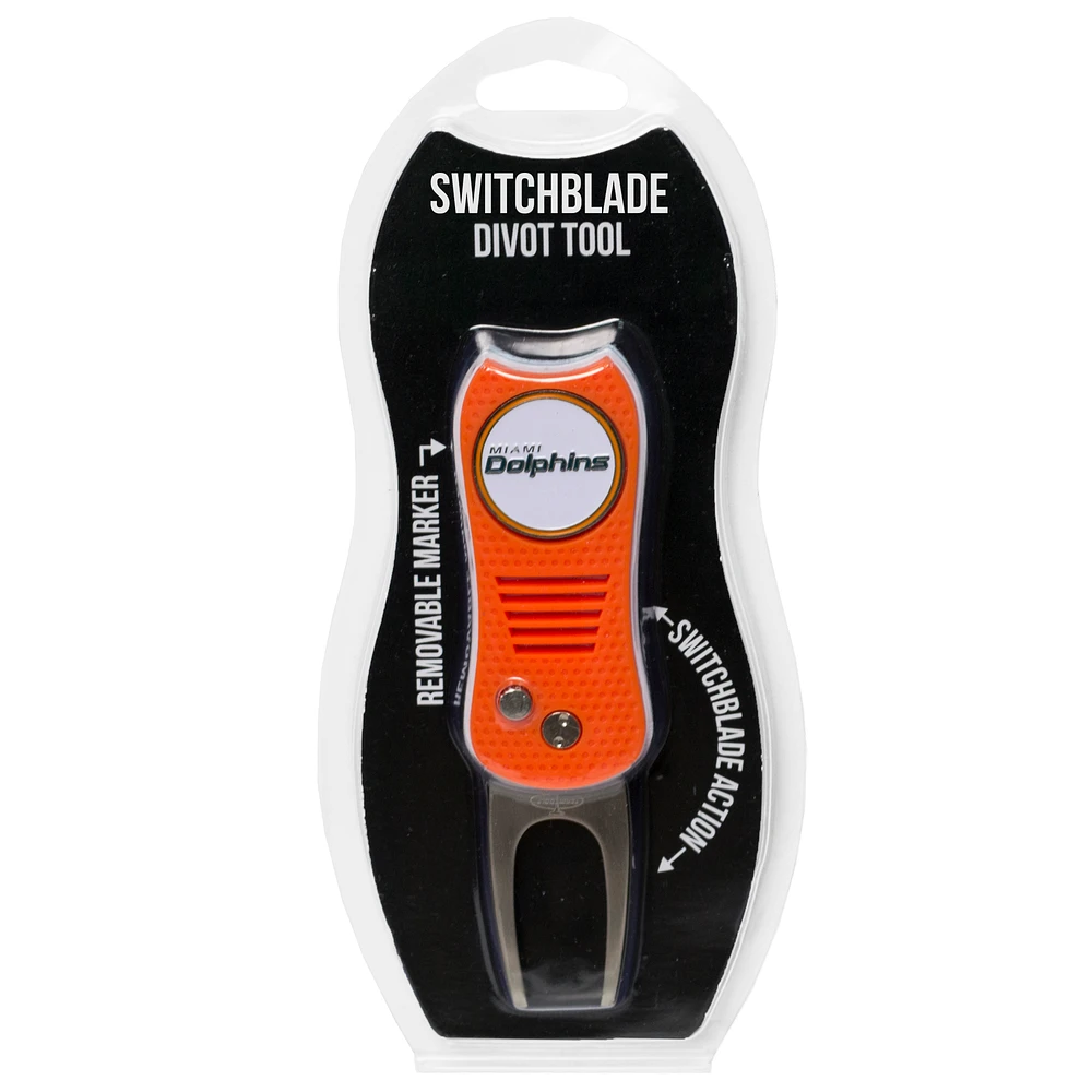 Miami Dolphins Switchblade Divot Tool with Ball Marker