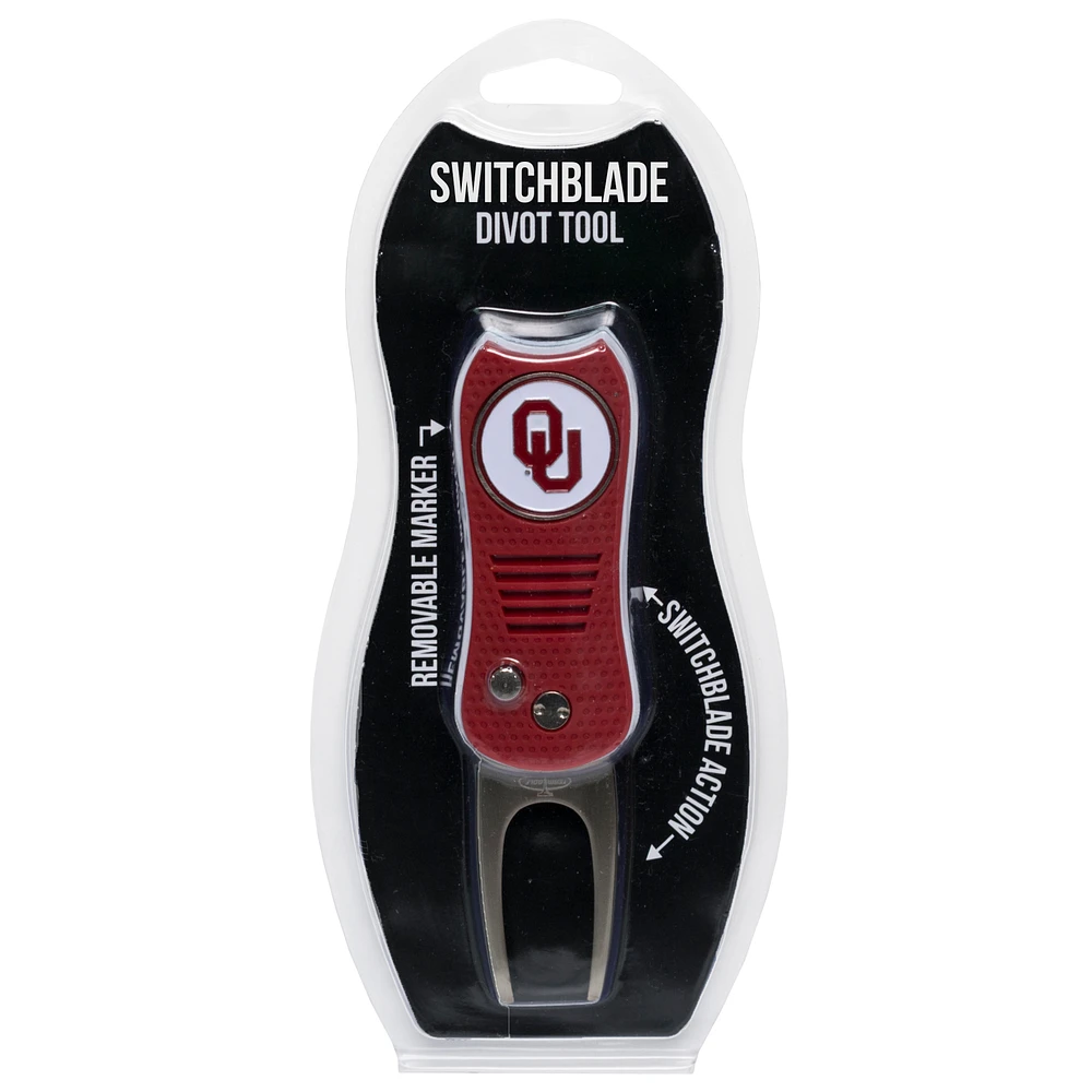 Oklahoma Sooners Switchblade Divot Tool with Ball Marker
