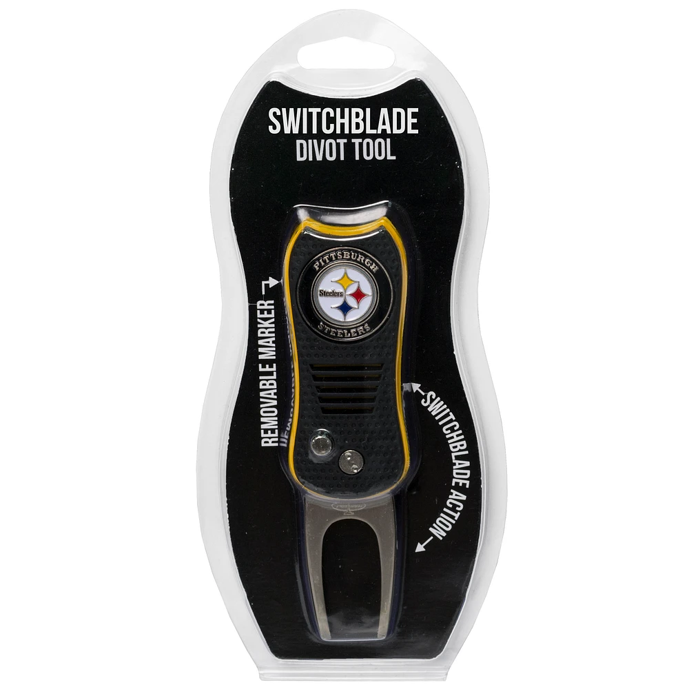 Pittsburgh Steelers Switchblade Divot Tool with Ball Marker