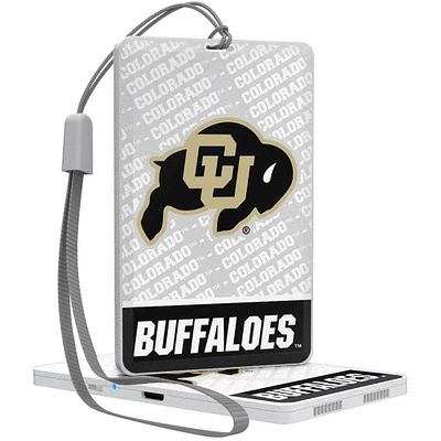 Keyscaper White Colorado Buffaloes Bluetooth Pocket Speaker