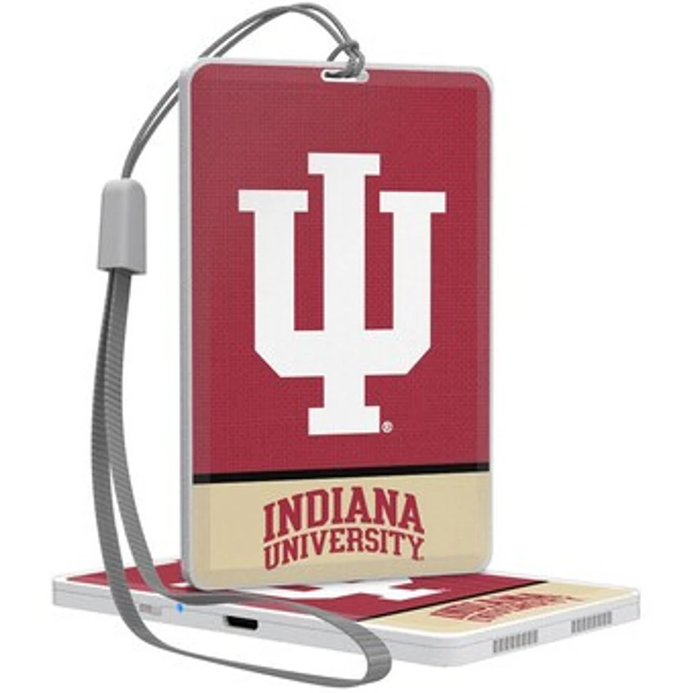 Keyscaper White Indiana Hoosiers Bluetooth Pocket Speaker