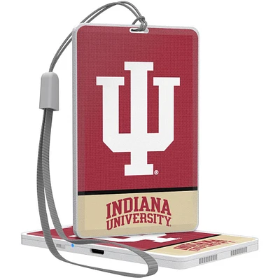 Keyscaper White Indiana Hoosiers Bluetooth Pocket Speaker