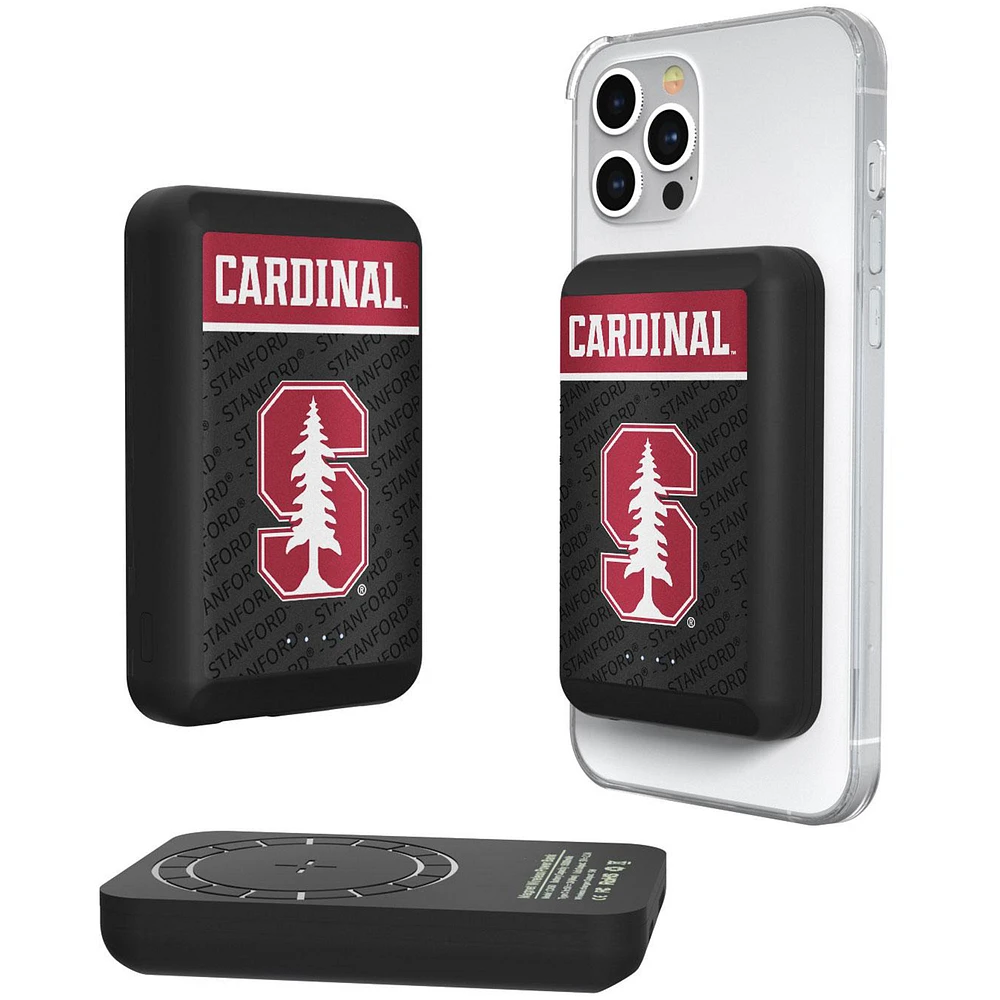 Keyscaper Black Stanford Cardinal 5000mAh Wireless Magnetic Power Bank