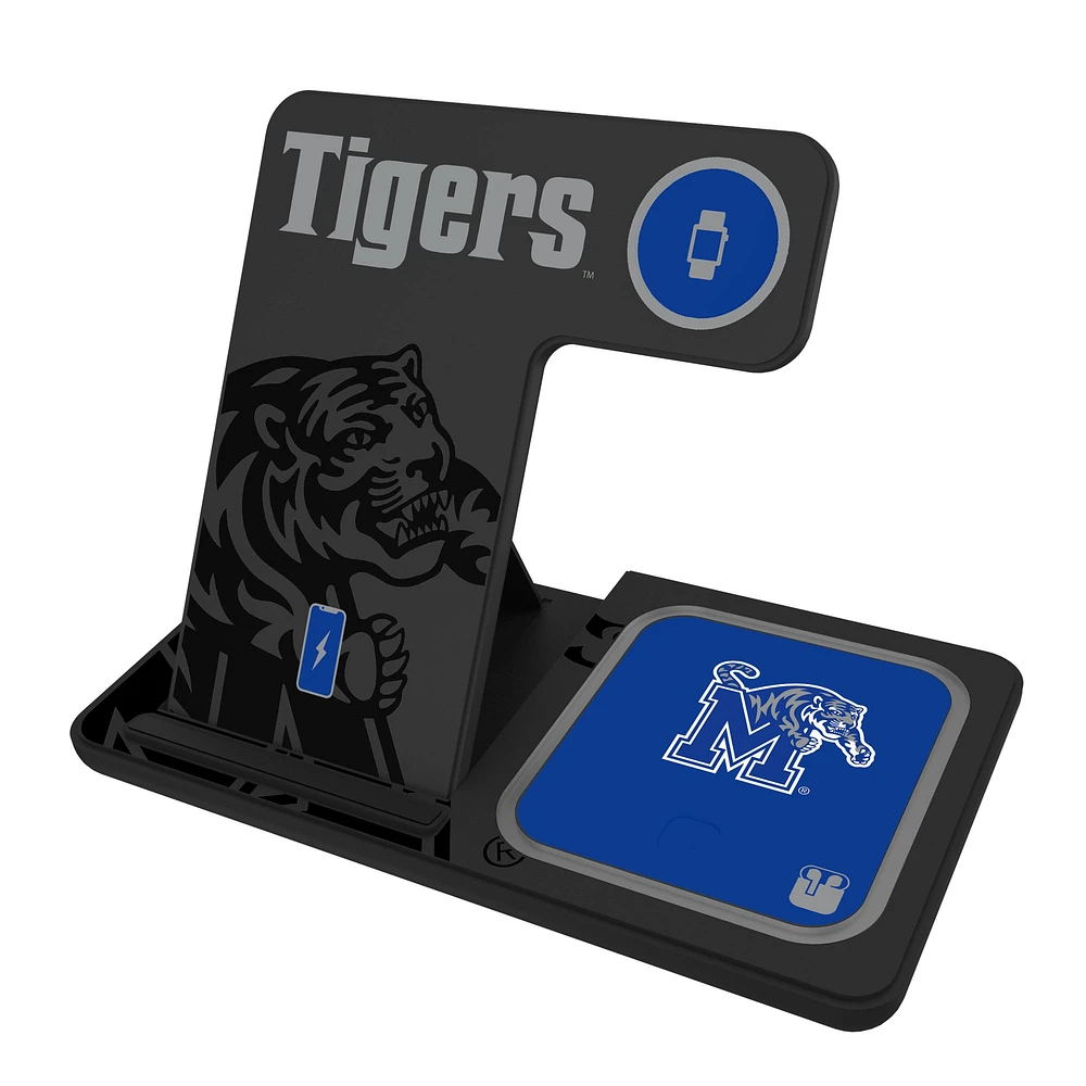 Keyscaper Memphis Tigers Three-in-One Charging Station