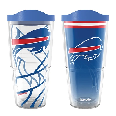 Tervis Buffalo Bills 24oz NFL 2 PACK Genuine & Forever Fan