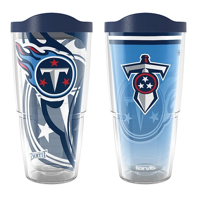 Tervis Tennessee Titans 24oz NFL 2 PACK Genuine & Forever Fan