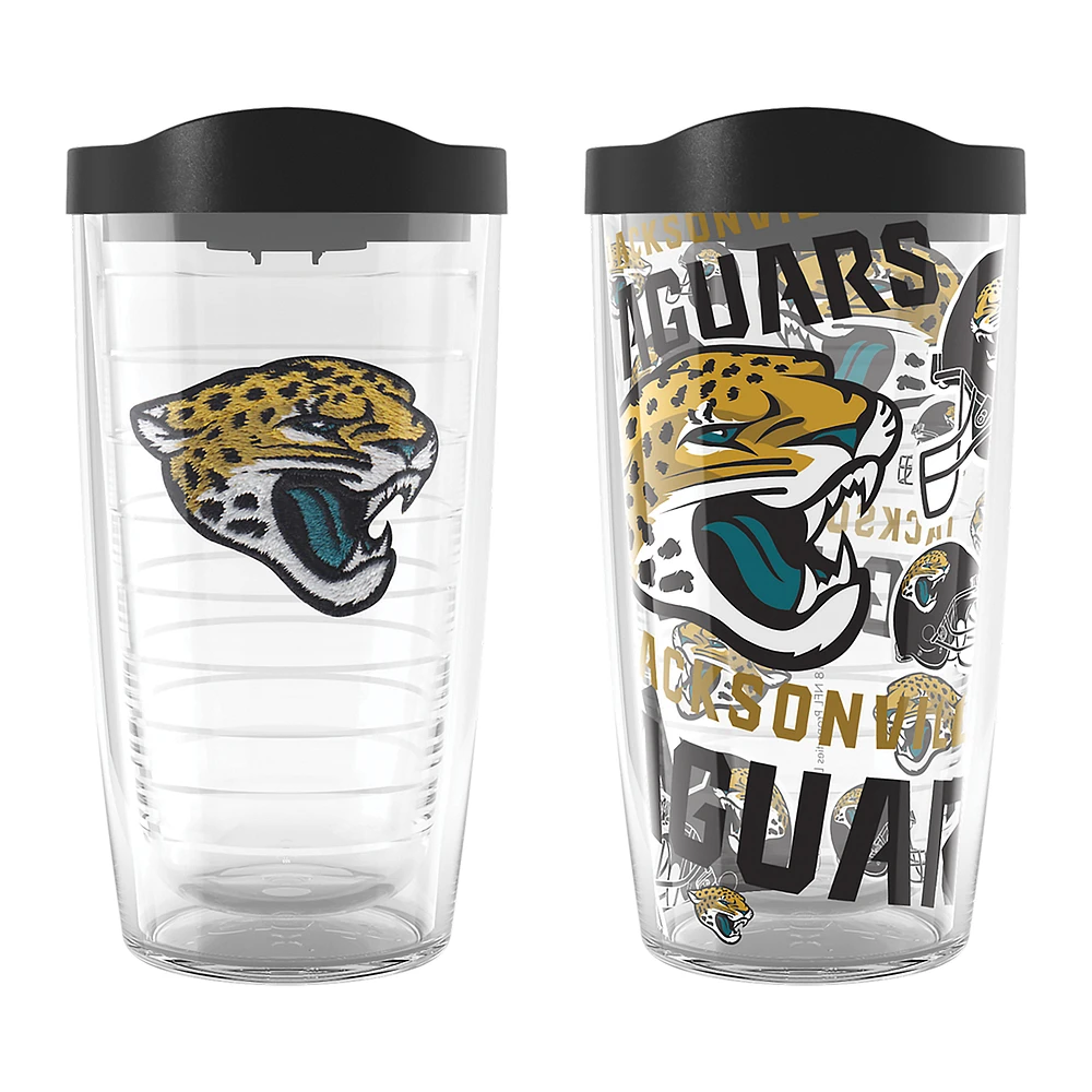 Tervis Jacksonville Jaguars Two-Pack 16oz. Allover Classic Tumbler Set