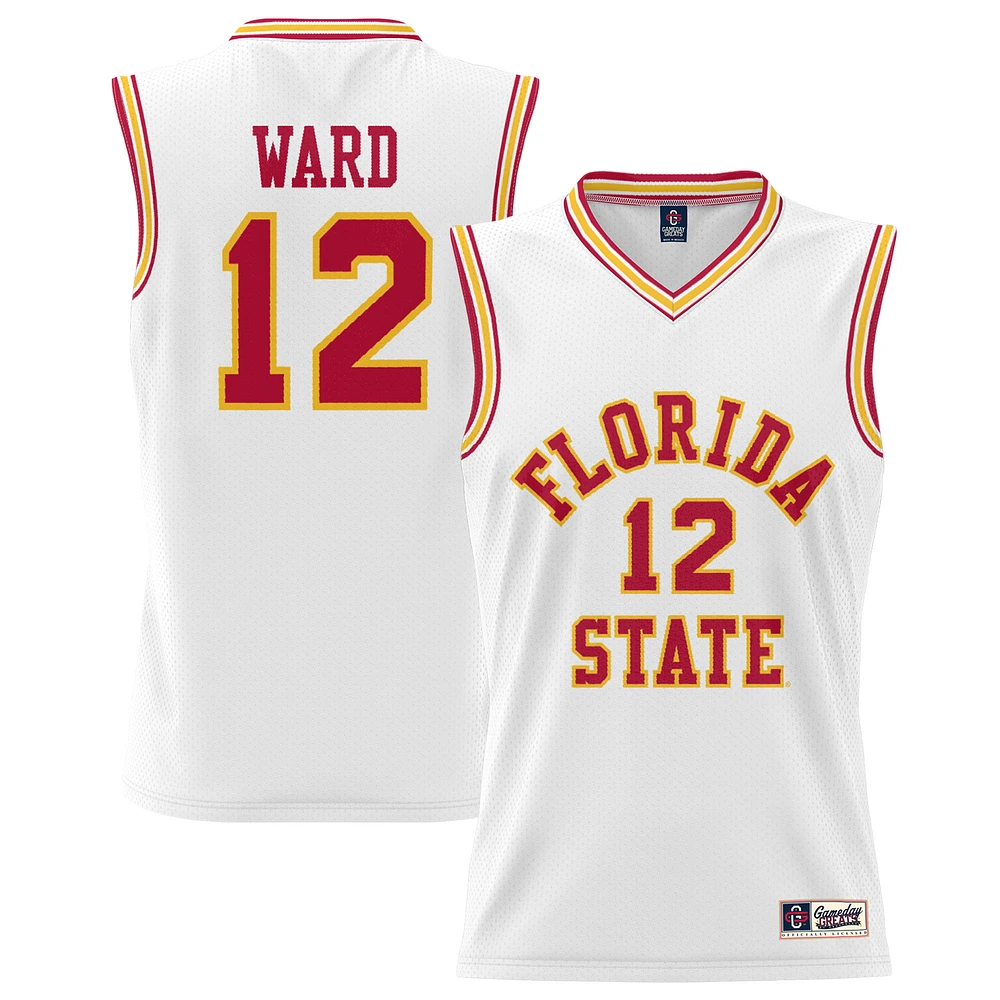 Youth GameDay Greats Charlie Ward White Florida State Seminoles Lightweight Basketball Jersey