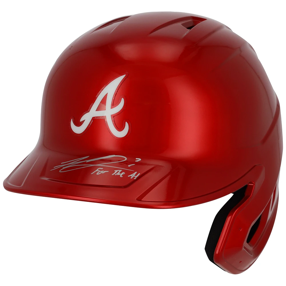 Limited Edition of 12: Michael Harris II Atlanta Braves Autographed Rawlings Replica Batting Helmet with Inscription