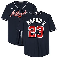 Michael Harris II Atlanta Braves Autographed Navy Nike Replica Jersey