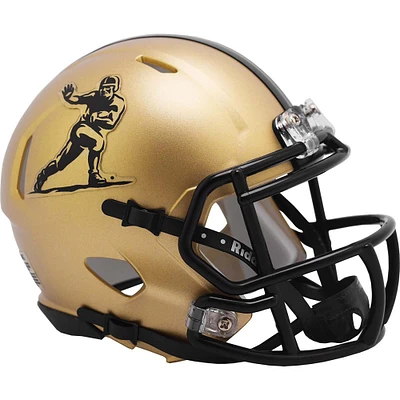 Riddell NCAA Heisman Logo 2023 Gold Revolution Speed Mini Helmet