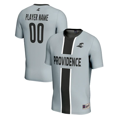 Youth GameDay Greats Gray Providence Friars Lightweight Pick-A-Player NIL Men's Soccer Jersey