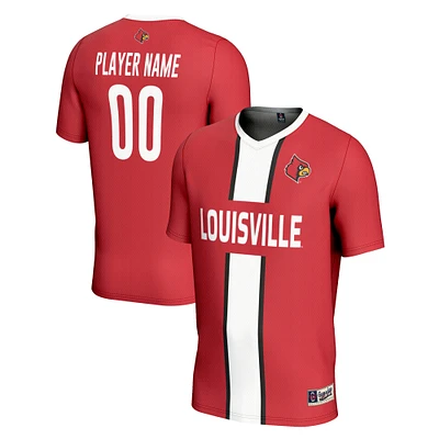 Unisex GameDay Greats Red Louisville Cardinals Pick-A-Player NIL Lightweight Soccer Jersey