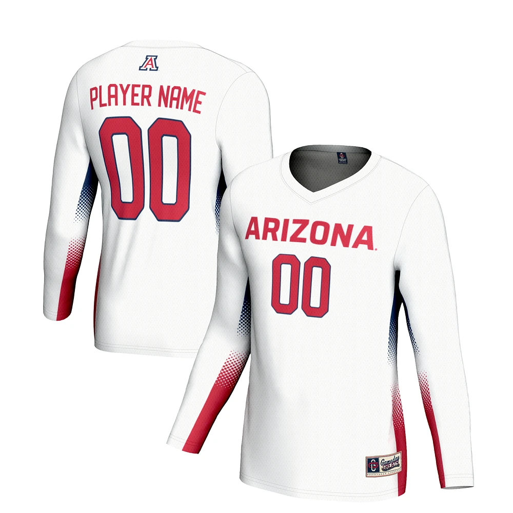 Youth GameDay Greats White Arizona Wildcats Lightweight NIL Women's Volleyball Jersey