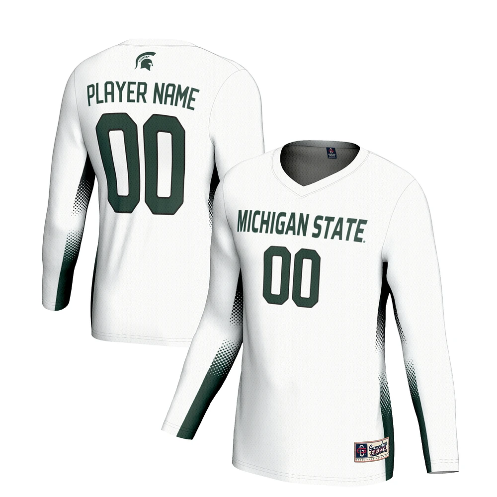 Unisex GameDay Greats White Michigan State Spartans NIL Lightweight Volleyball Jersey