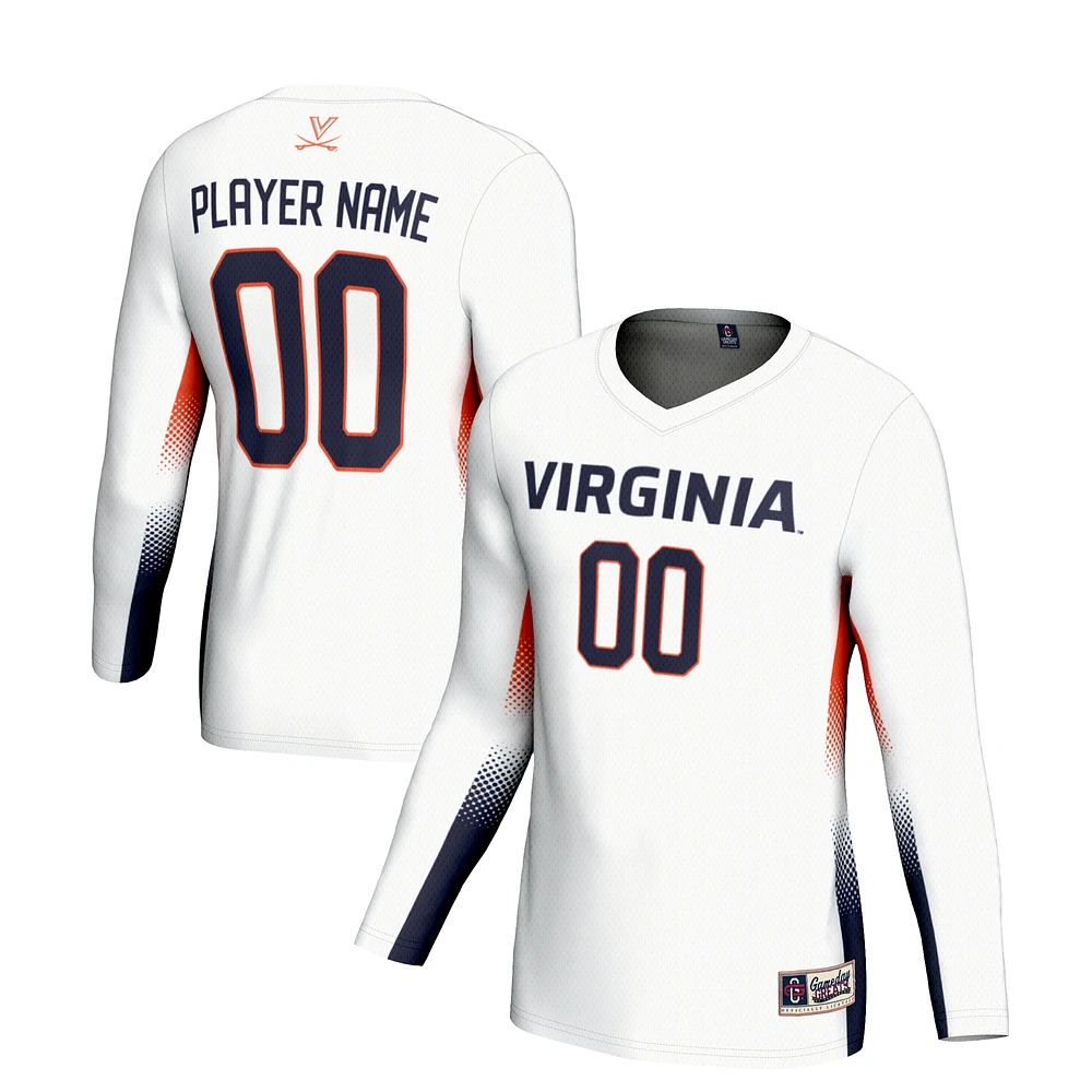 Unisex GameDay Greats White Virginia Cavaliers NIL Lightweight Volleyball Jersey
